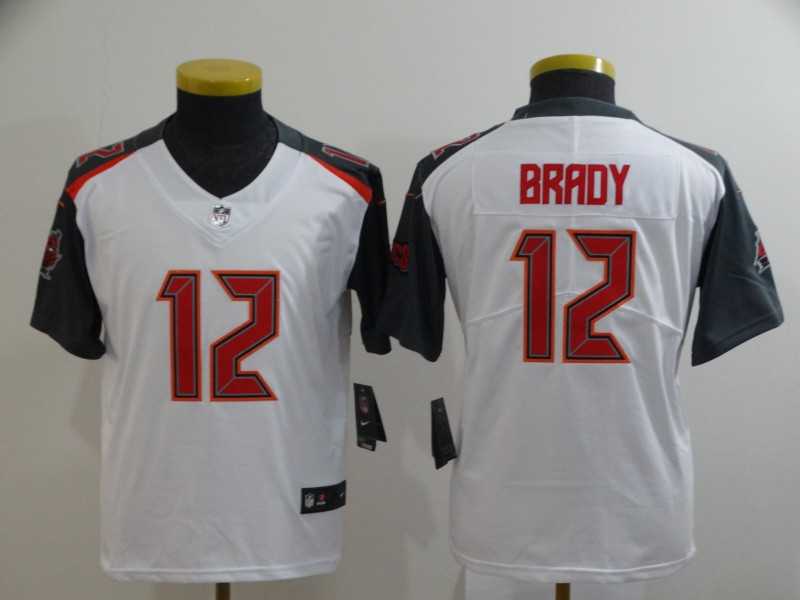 Youth Buccaneers 12 Tom Brady White Vapor Untouchable Limited Jersey,We sell and wholesale Youth Buccaneers 12 Tom Brady White Vapor Untouchable Limited Jersey on line form chian!